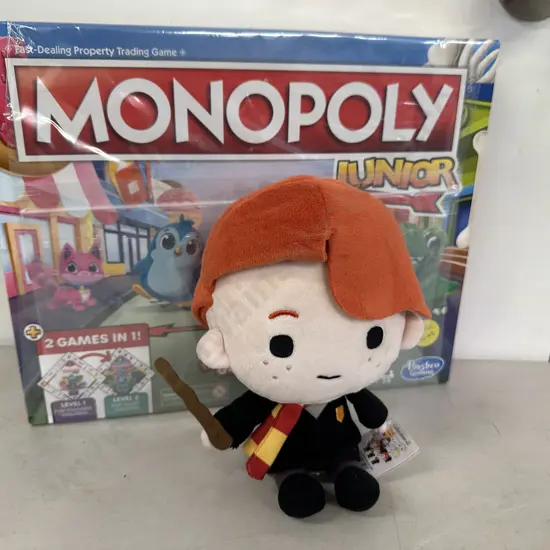 Monopoly Game & Harry Potter Character Soft Toy (Sold as -08)